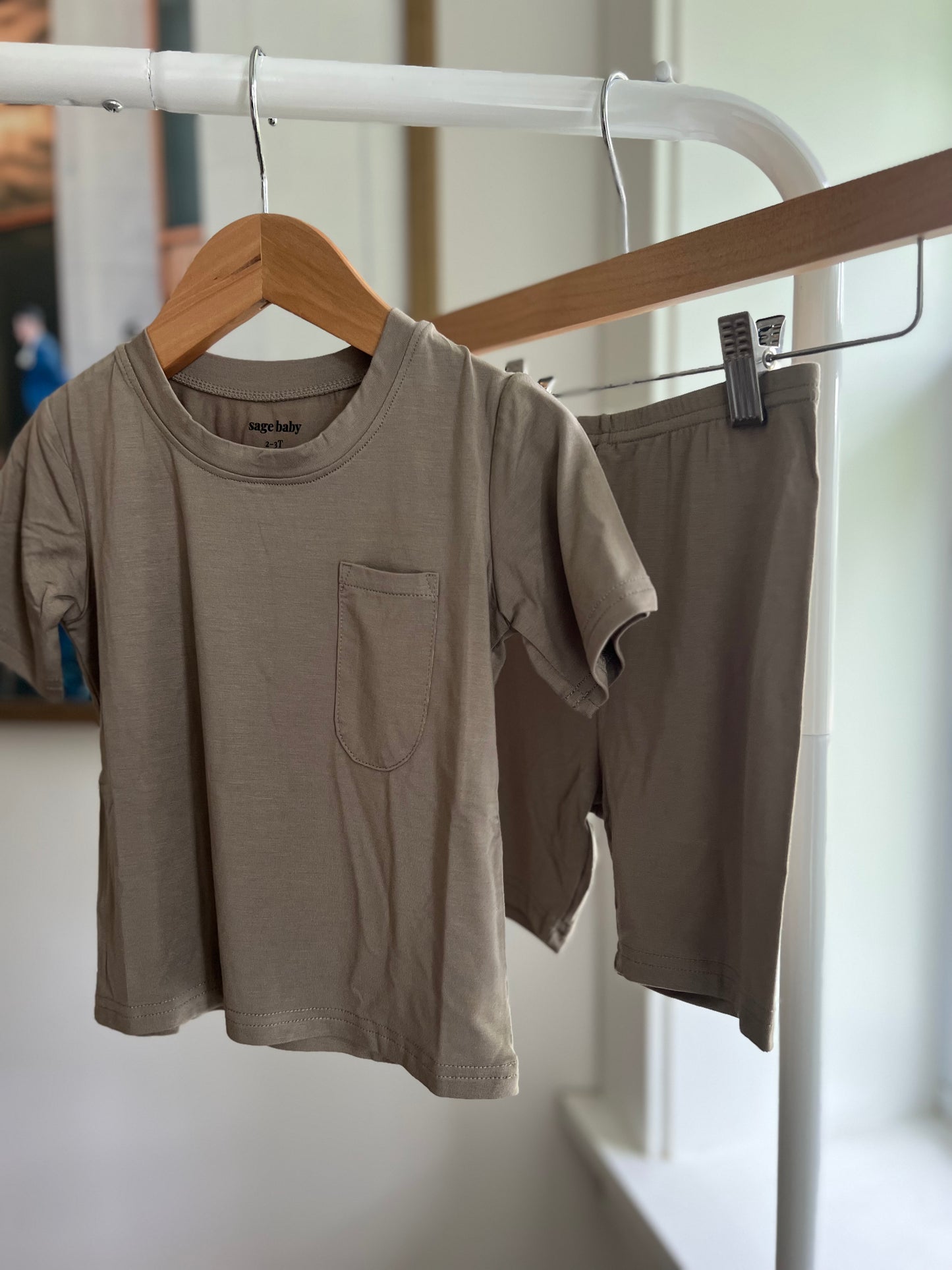 The Mini tee and biker set